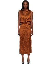 Lanvin - Back Cape Maxi Dress - Lyst