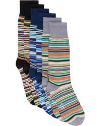 Paul Smith - Six-Pack 'Signature Stripe' Socks - Lyst