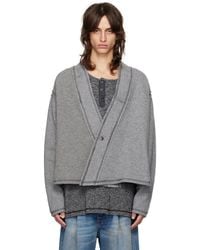 Greg Lauren - Knit Wool Gl1 Cardigan - Lyst