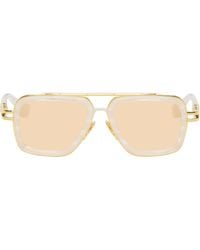 Dita Eyewear - Lunettes De Soleil Lxn-Evo Doré Et Blanc - Lyst