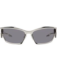 Givenchy - Silver Giv Cut Sunglasses - Lyst