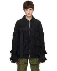 Dries Van Noten - Black Garment-dyed Jacket - Lyst