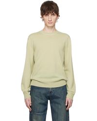 MM6 by Maison Martin Margiela - Green Inverted Seams Sweater - Lyst