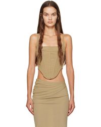 Miaou - Green Campbell Corset - Lyst