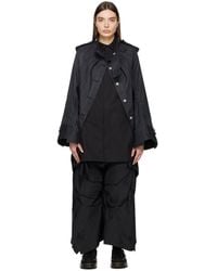 Junya Watanabe - ネイビー パネル デニムジャケット - Lyst