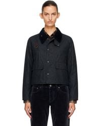 Barbour - Spey Slim Waxed Jacket - Lyst