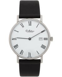 Ole Mathiesen Roman Numerals 1962 Classic Watch - Metallic