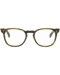 Oliver Peoples - Khaki Finley Esq. Glasses - Lyst
