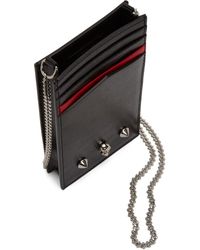 Alexander McQueen Sac noir et rouge iPhone Case