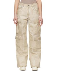 Rick Owens - ベージュ Hollywood Double Cargo ジーンズ - Lyst