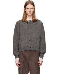Tonywack - Shetland Wool Raw Cardigan - Lyst