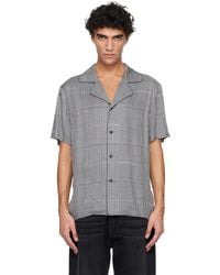 Balmain - Pyjama Printed Prince Of Wales Shirt - Lyst