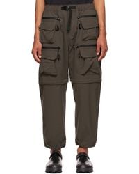 South2 West8 Polyester Cargo Trousers - Multicolour