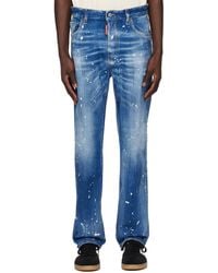 DSquared² - Dsqua2 jean 642 bleu - Lyst