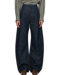 Lemaire - Blue Curved Jeans - Lyst