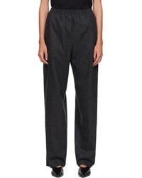 Jil Sander - Wool Flannel Trousers - Lyst