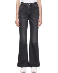 Levi's - Black 70's High Flare Jeans - Lyst