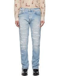 Amiri - Repaired Slim Jeans - Lyst