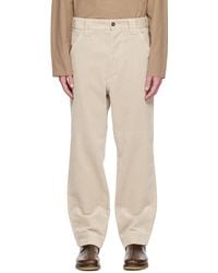 MHL by Margaret Howell - Off- Dropped Pocket Trousers - Lyst