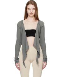 Rick Owens - Temple Crop Wrap Top - Lyst