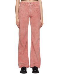 Our Legacy - Pink Boot Cut Trousers - Lyst