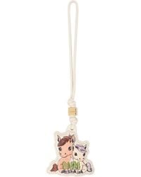 Ganni - Off- Pony Keychain - Lyst