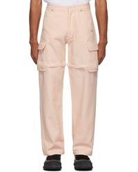 Jacquemus Pink Le Pantalon Peche Trousers