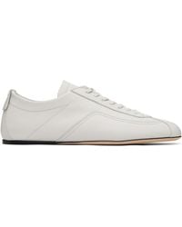 BOSS - Ded Logo Nappa-Leather Sneakers - Lyst