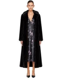 Anna Sui - Mink Faux Fur Coat - Lyst