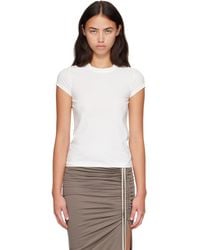Rick Owens - Off- Tower Cropped Level T-Shirt - Lyst