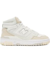New Balance - Off-white & Beige 650r Sneakers - Lyst
