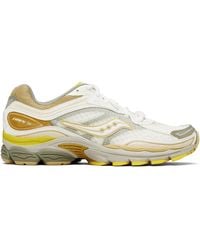 Saucony - Baskets Omni 9 Blanc Et Jaune À Technologie Progrid - Lyst