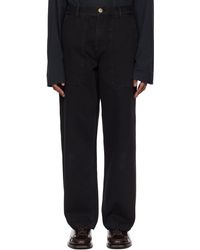 Palmes - Jean Noir À Écusson À Logo - Lyst