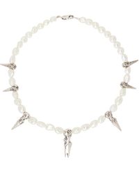 Femme Bijoux Colliers Collier de perles à breloques M MISBHV en coloris Blanc 