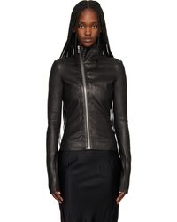 Rick Owens - Temple Gary Leather Jacket - Lyst