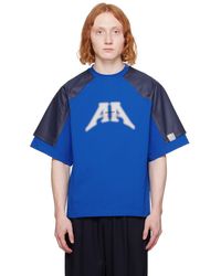 Adererror - T-shirt bleu à logo nolc - Lyst