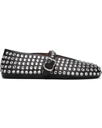 Alaïa - Strass Ballet Flats - Lyst