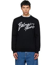 Balmain - Merino Wool Sweater - Lyst