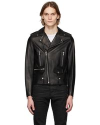 Saint Laurent Leather jackets for Men | Online Sale up to 52% off 