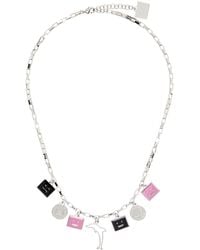 Acne Studios - Silver Charm Necklace - Lyst