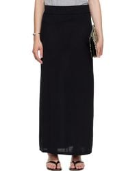 TOTEME - Long Knit Maxi Skirt - Lyst