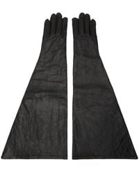 Rick Owens - Tower Cuffed Long Gloves - Lyst