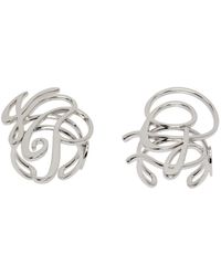 Jean Paul Gaultier - Silver 'the Calligraphy' Ring Set - Lyst