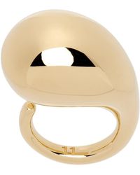 Bottega Veneta - Gold Drop Ring - Lyst