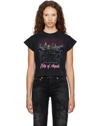 Balenciaga - Shrunk 'City Of Angels' Stretch T-Shirt - Lyst