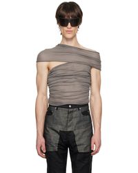 Rick Owens - グレー Dbl Banded トップス - Lyst