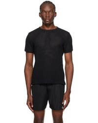 Courreges - Black Semi-sheer T-shirt - Lyst