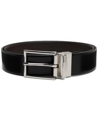 BOSS - Leather Reversible Belt - Lyst
