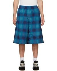 we11done - Flannel Printed Bermuda Shorts - Lyst