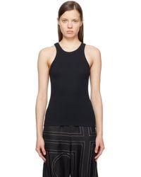 TOTEME - Curved Rib Tank Top - Lyst